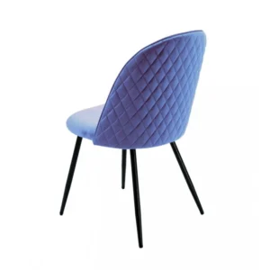 mobiliario-contract-silla magda metal tapizado velvet azul 1